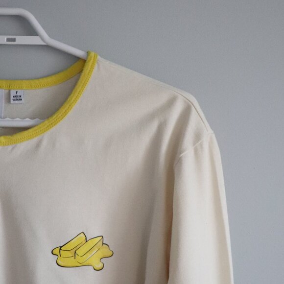 BTS Women White Small/Med Stretch Melting Butter‎ Pyjama Long Sleeve Polo Top - Picture 6 of 12